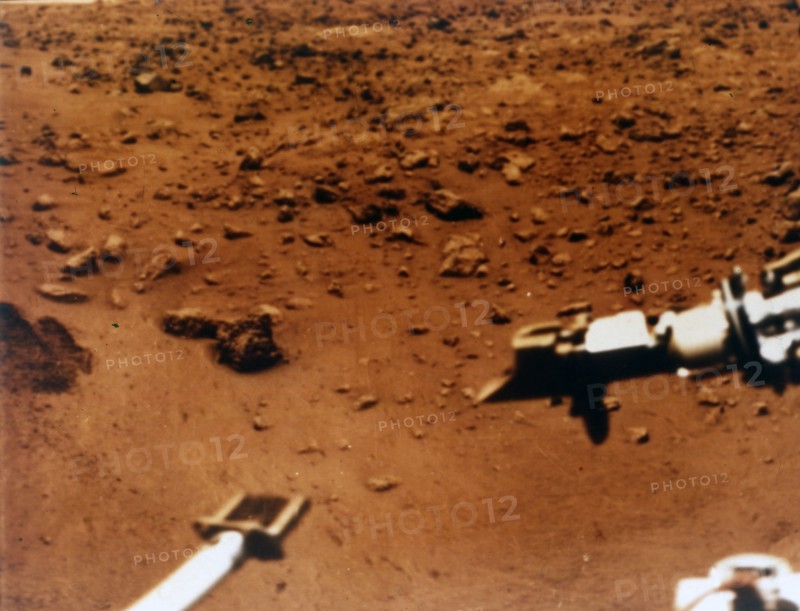 Sample scoop and arm, Viking 1 Mission to Mars, 1976. Creator: NASA.