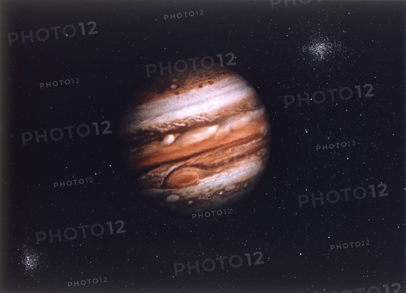 Jupiter from Voyager spacecraft. Creator: NASA.