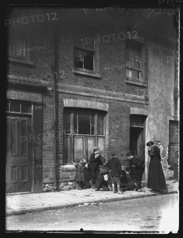 Nora Street, Cardiff, 1893. Creator: William Booth.