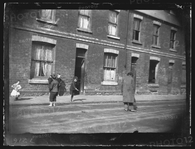 Nora Street, Cardiff, 1892. Creator: William Booth.