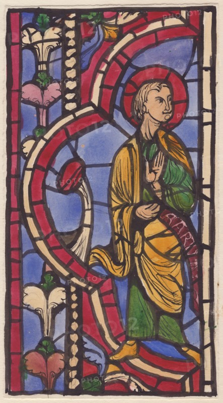 Stained glass window, 1951. Creator: Shirley Markham.