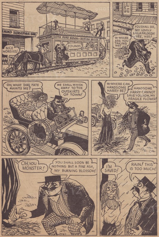 'Desperate Desmond', cartoon strip, c1955.  Creator: Shirley Markham.