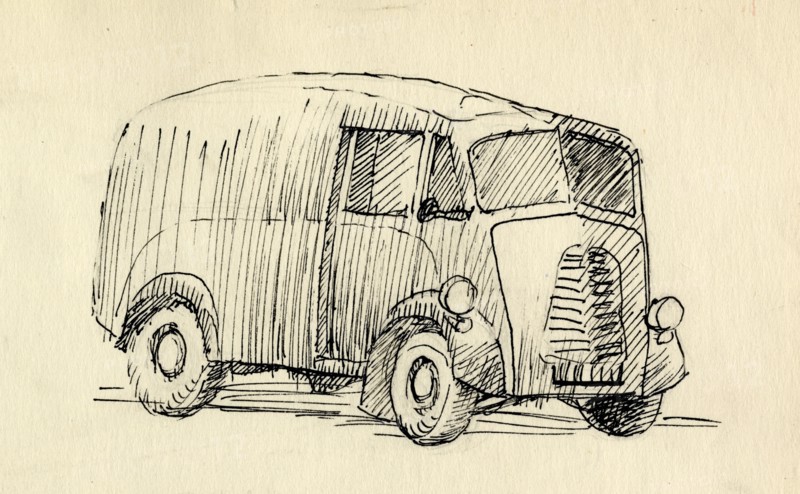Van, 1951. Creator: Shirley Markham.