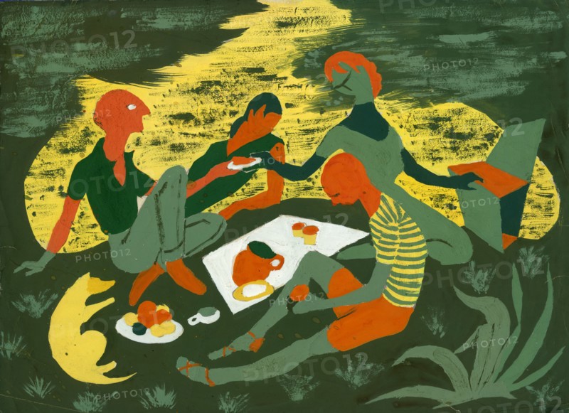 Picnic, c1950. Creator: Shirley Markham.