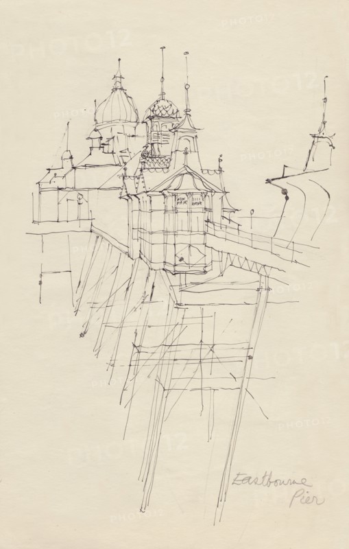 'Eastbourne Pier', c1950. Creator: Shirley Markham.