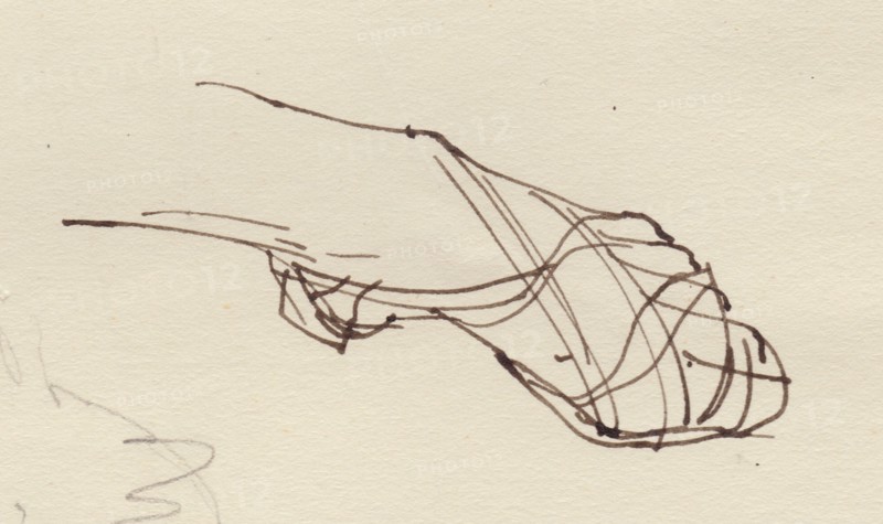 Foot study, c1950. Creator: Shirley Markham.