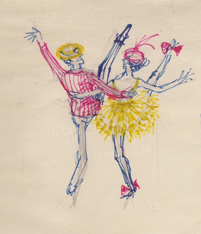 Couple dancing, c1950. Creator: Shirley Markham.