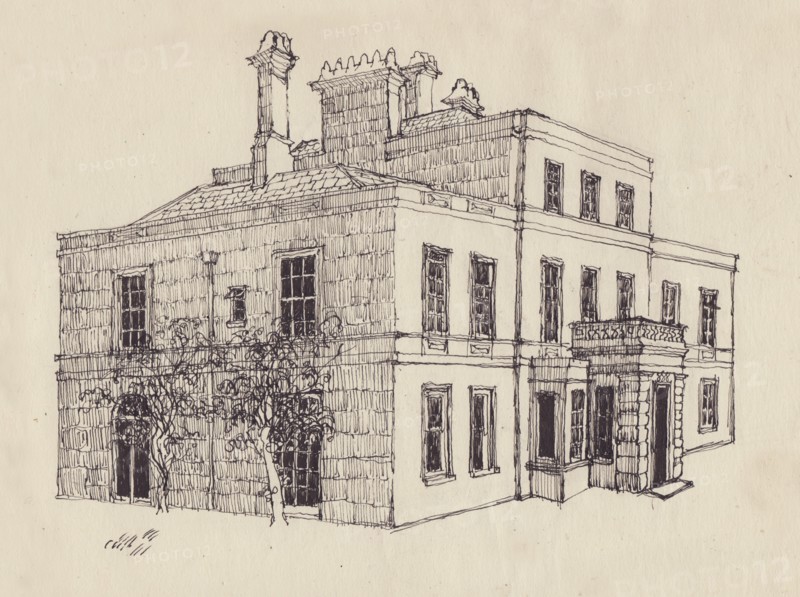 Georgian house, c1950. Creator: Shirley Markham.