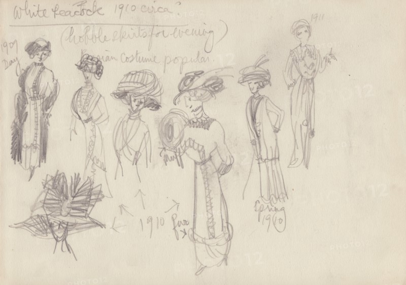 Historical costume, c1950. Creator: Shirley Markham.