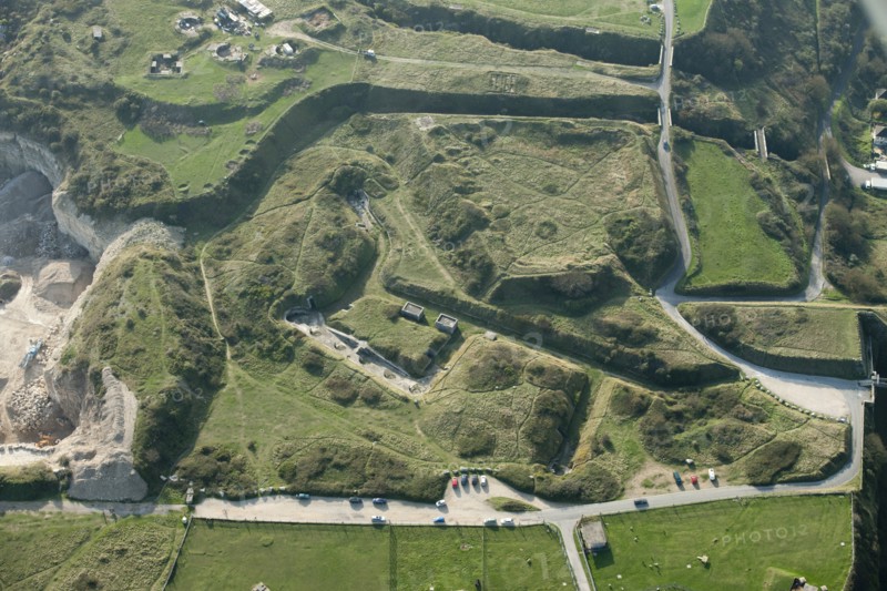 Verne Quarry High Angle Battery, Portland, Dorset, 2014