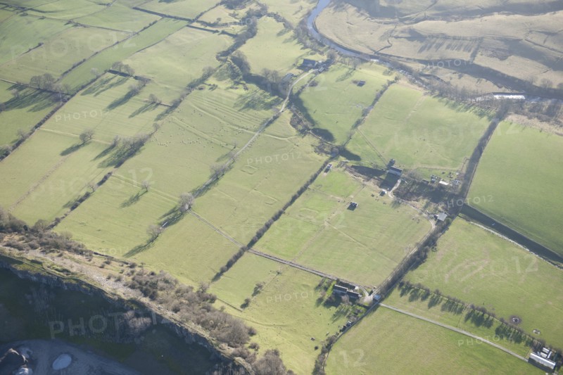 Stack stands, Greta Valley, County Durham, 2014