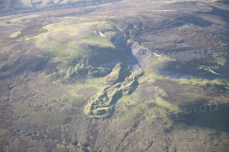 Quarrying and mining, Reeth Low Moor, North Yorkshire, 2014
