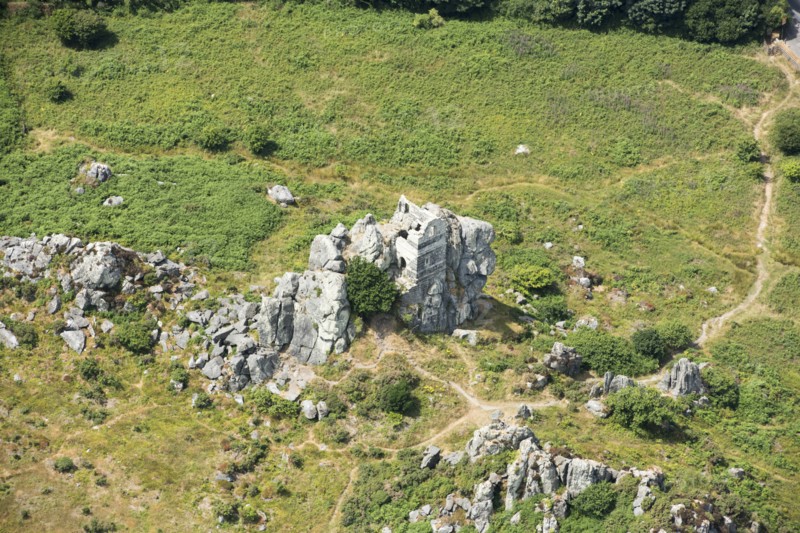 Medieval Chapel of St Michael on Roche Rock, Cornwall, 2018