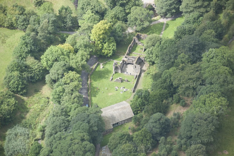 Ruins of Wycoller Hall, near Trawden, Lancashire, 2014