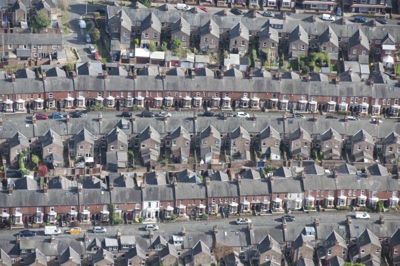 Terraced housing, York, North Yorkshire, 2014