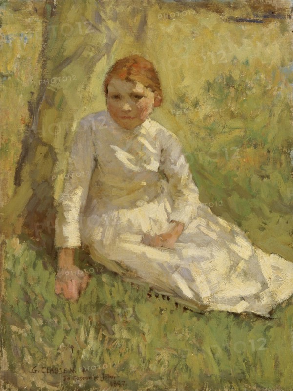 Girl in a field, 1897.