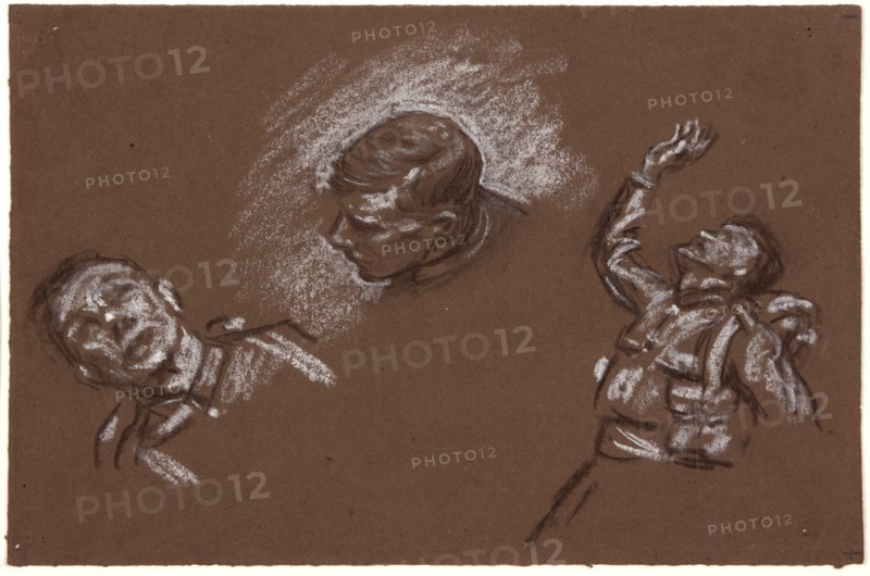 Studies for 'Mametz Wood', c1916.