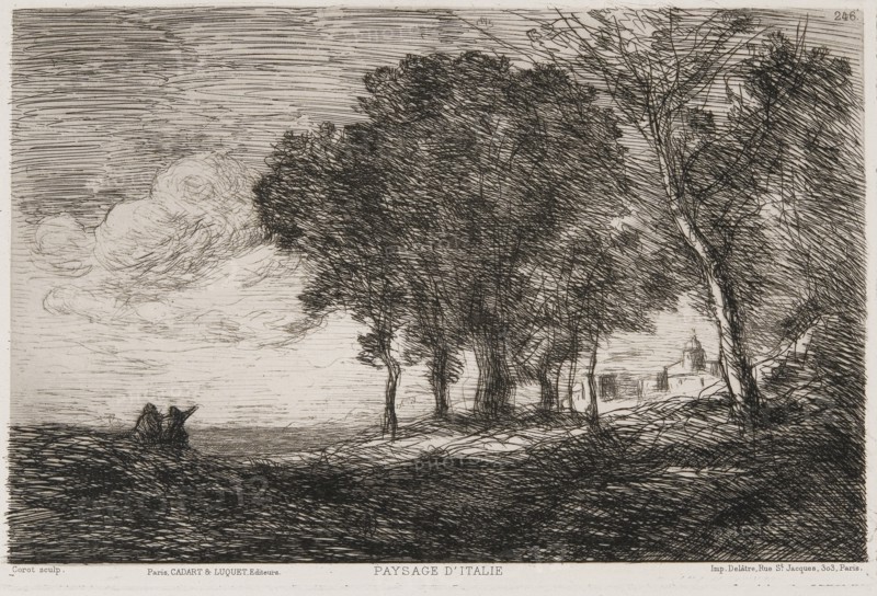 Italian Landscape, c1865.