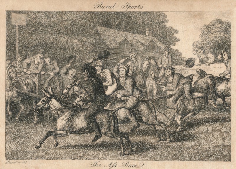 Rural Sports - The Ass Race', 1800.