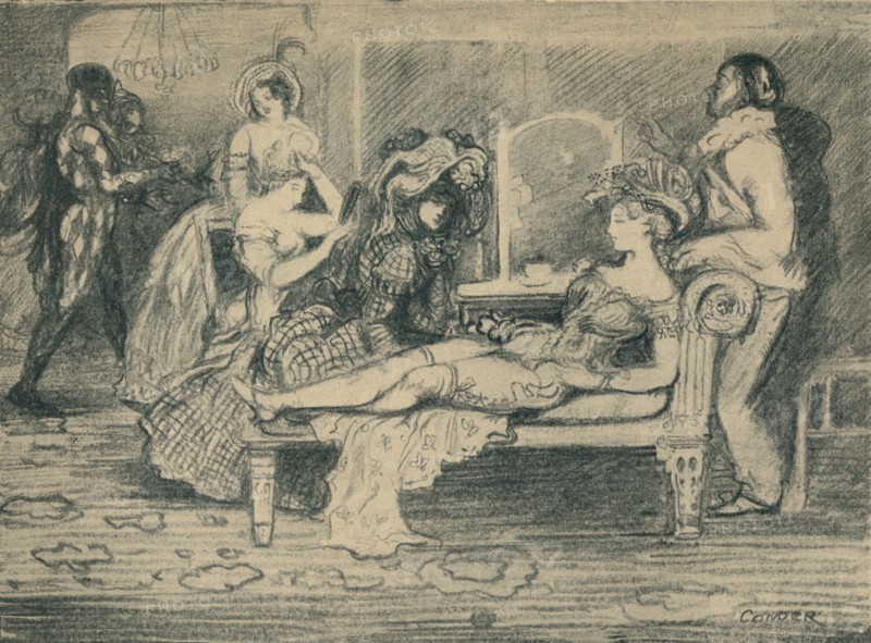 'The Green Room', c1904, (1935).  Creator: Charles Conder.