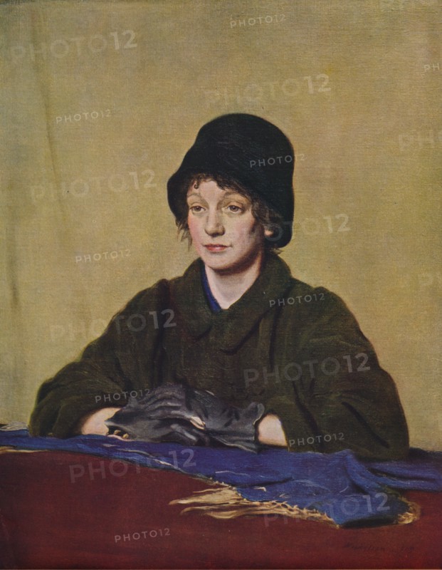 The Girl with the Tattered Glove', 1909, (1935).