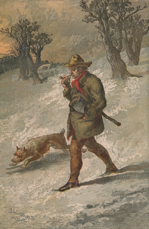 The Woodman and His Dog', 1862.