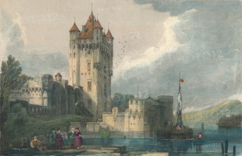 The Gothic Towers of Ellfeld', c1834.