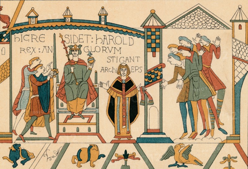 Harold's Coronation', (19th century?).