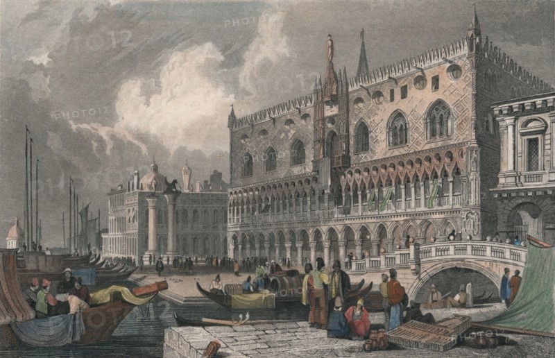 The Grand Canal & Doge's Palace, Venice', 1844.