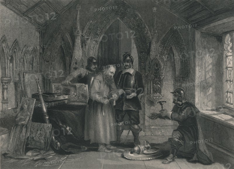 'Plunder of Monasteries', 19th century. Creator: Unknown.