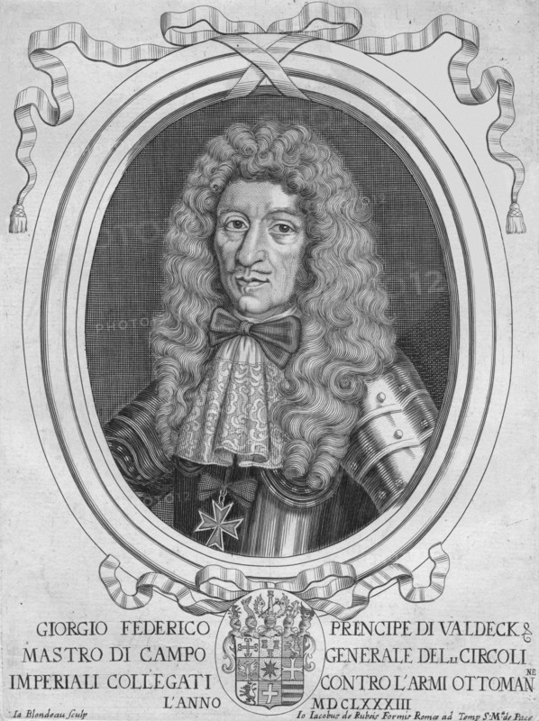 Prince Georg Friedrich of Waldeck, (1690s).