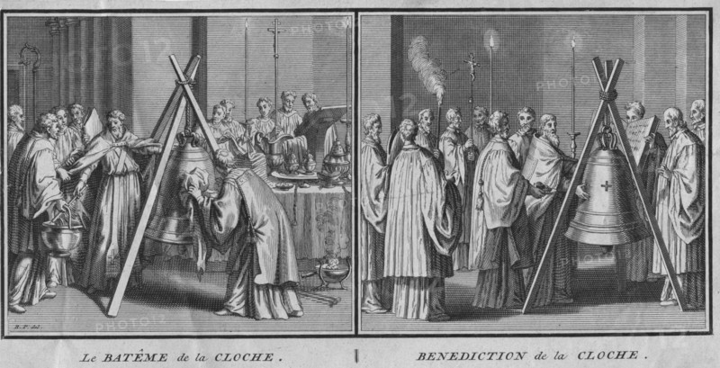 Le Bateme de la Cloche' and 'Benediction de la Cloche', 1724.