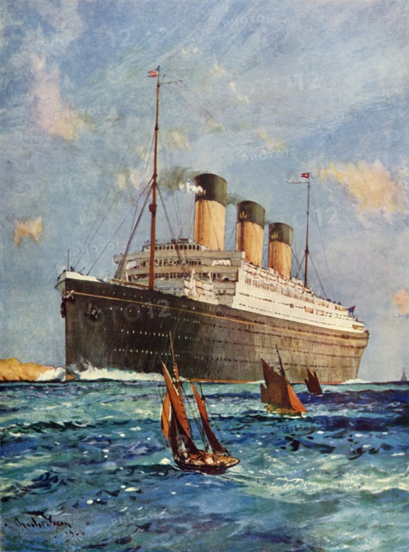 The White Star Liner "Majestic", .