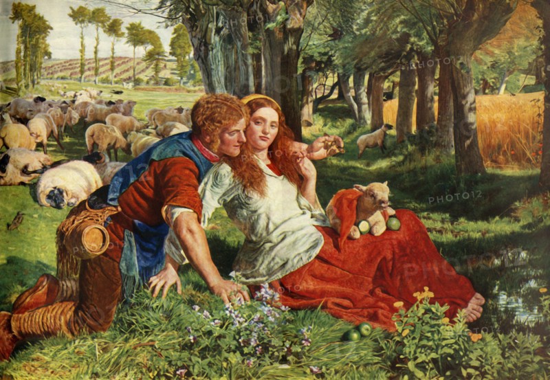 The Hireling Shepherd', 1851, (1948).