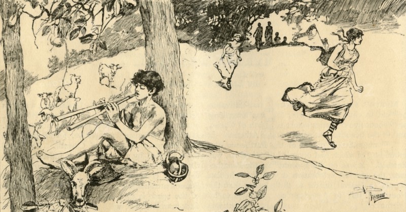 The Race of the Spartan Girls', 1881.
