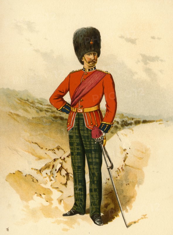 The 21st - Royal Scots Fusiliers', 1890.