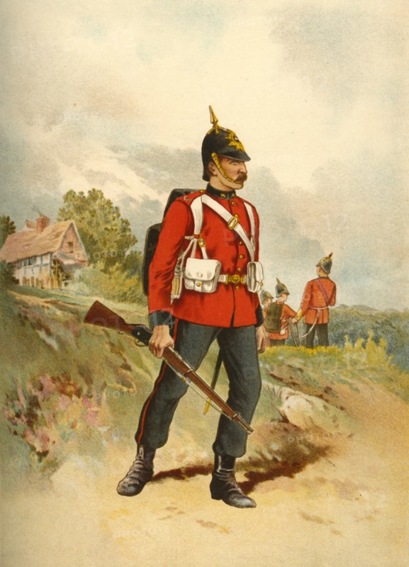The 2nd - The Queen's (Royal West Surrey)', 1890.