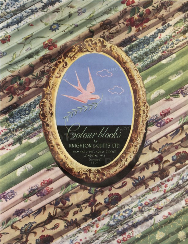 Colour blocks by Knighton & Cutts Ltd', 1941.