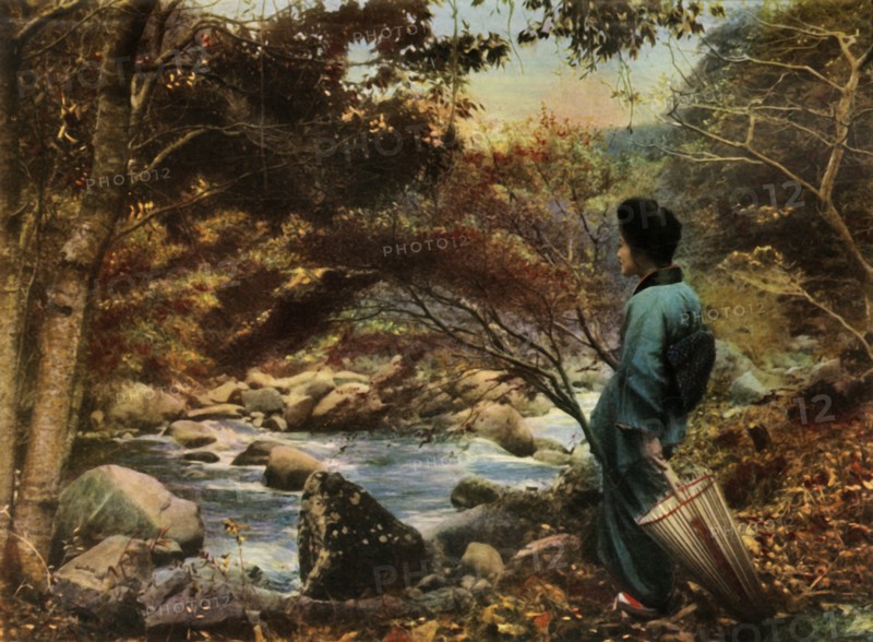 Autumn at Miyanoshita', 1910.