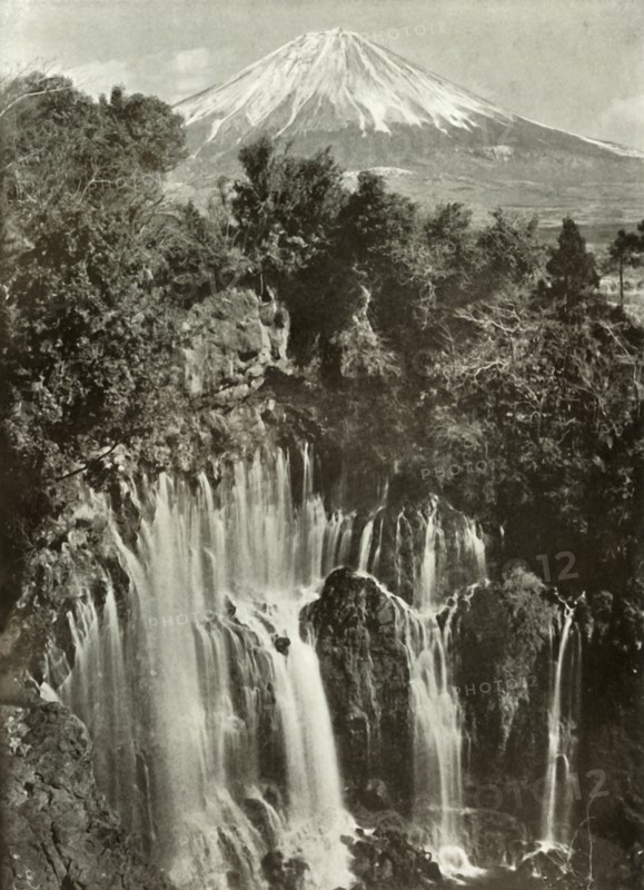 Fuji and the Shira-Ito Waterfall', 1910.