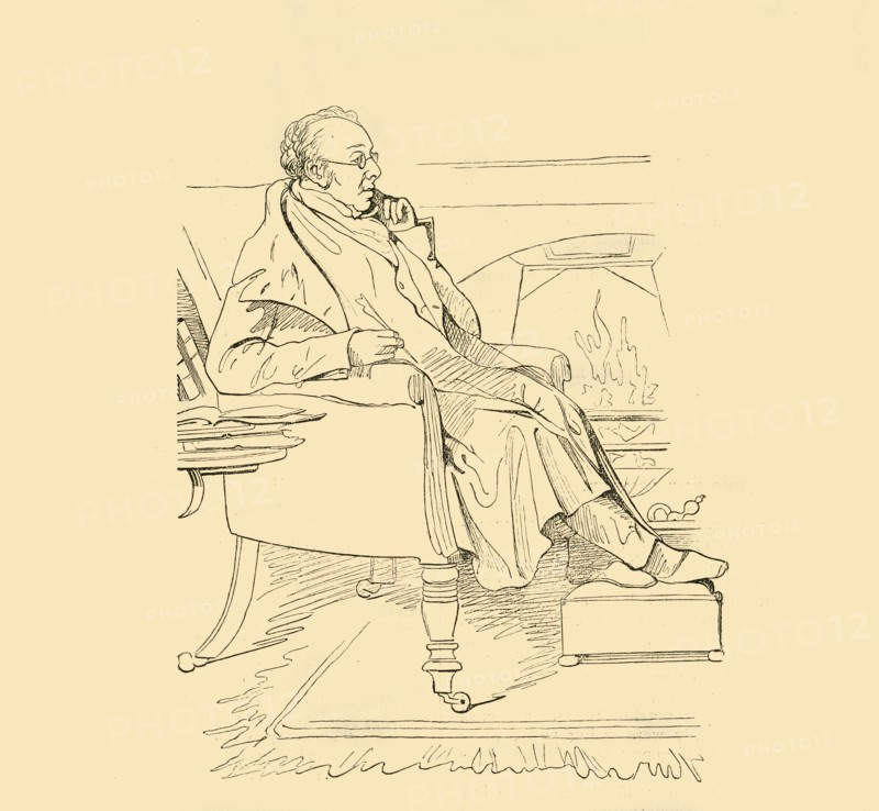 The Elder D'Israeli', c1840s, (1881).