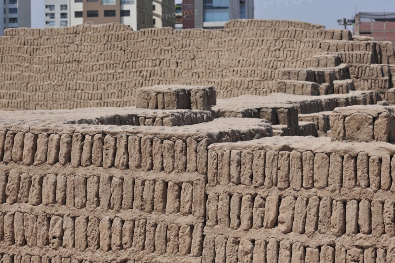 Huaca Pucllana Miraflores, Lima, Peru, 2015.