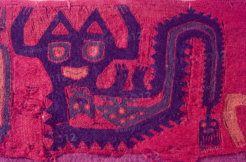 Textiles, Paracas Culture, Peru, 2015.