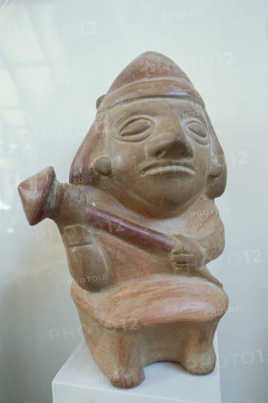 Warrior Sipan-Mochica Pottery, Lambayeque, Peru, 2015.
