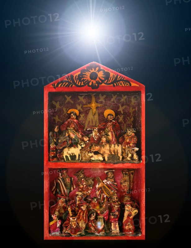 Nativity, Retablo, Ayacucho, Peru, 2015.