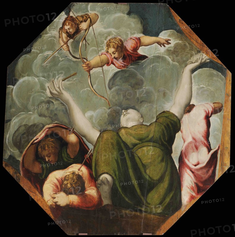 Apollo and Diana Punishing Niobe by Killing her Children, ca 1541.