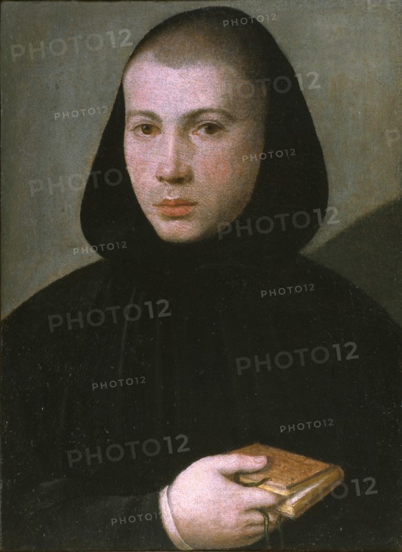 Portrait of a young Benedictine monk, First Half of 16th cen..