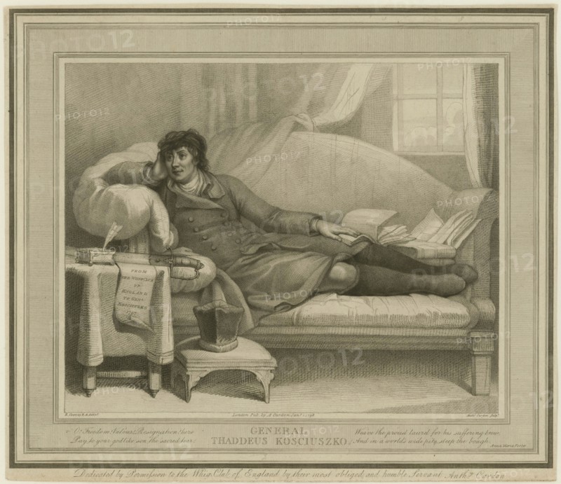 Tadeusz Kosciuszko (1746-1817), 1798.