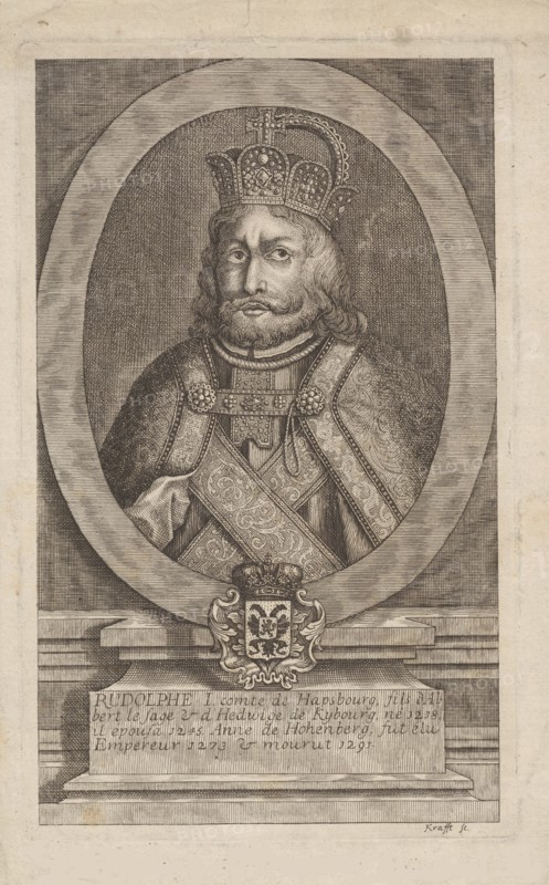 Rudolf I of Habsburg (1218-1291), King of the Romans.