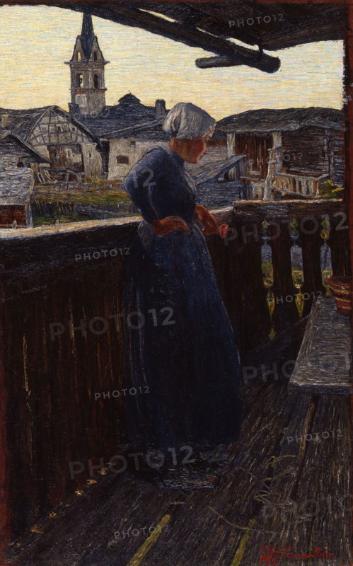 On the balcony, 1892.